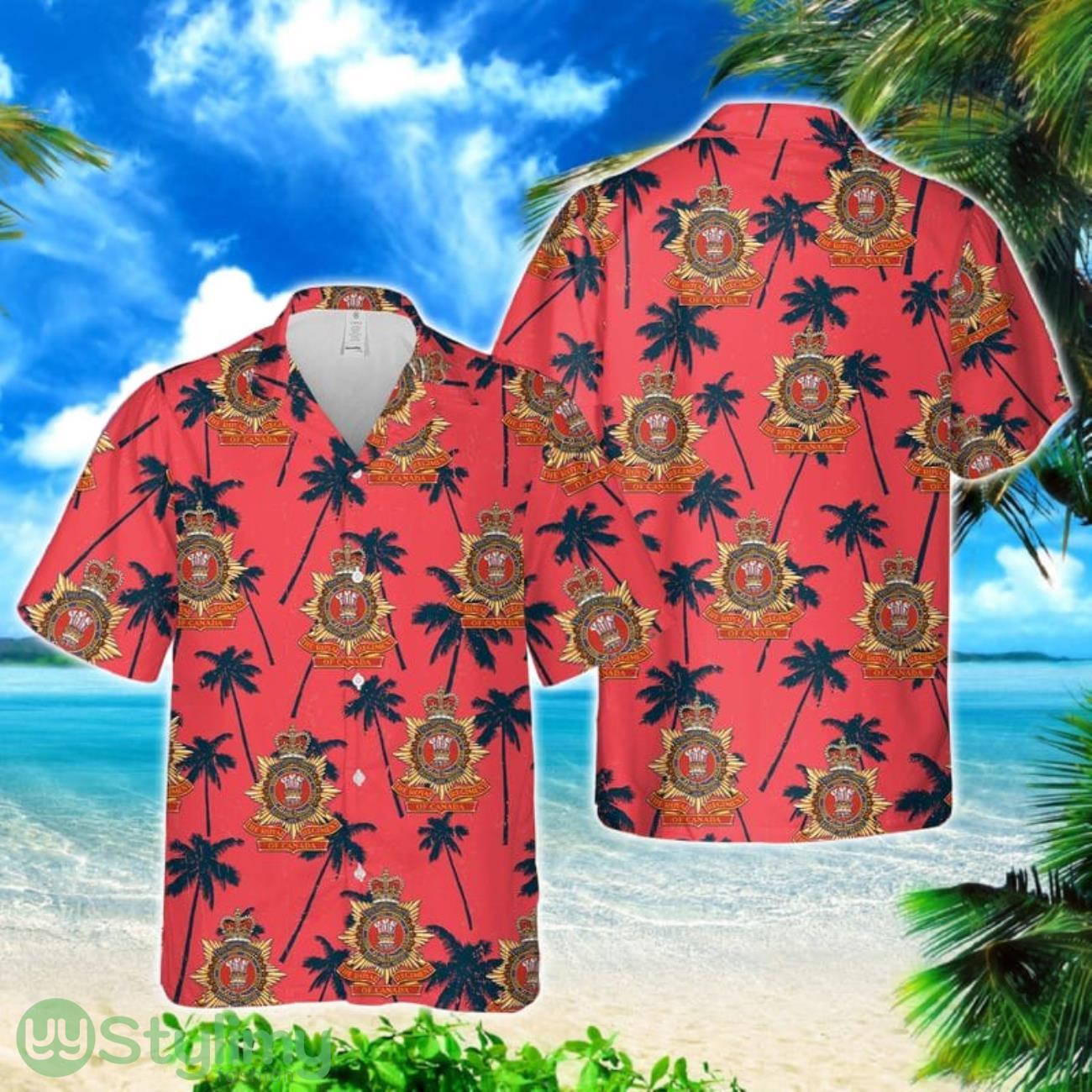 Canadian Army, The Royal Regiment of Canada Hawaiian Shirt 1 Canadian Army, The Royal Regiment of Canada Hawaiian Shirt Product Photo 1