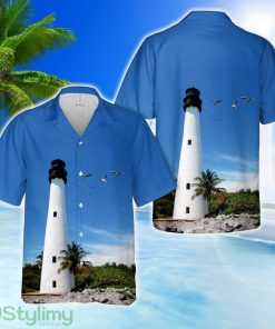 Cape Florida Lighthouse, Key Biscayne, Florida Hawaiian Shirt Product Photo 1
