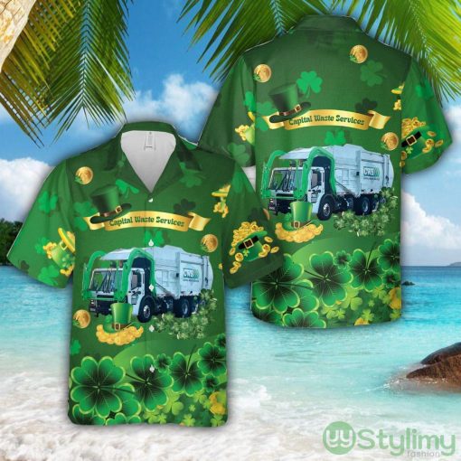 Capital Waste Services St Patrick's Day Hawaiian Shirt Aloha Holiday Gift For Men Women Product Photo 1