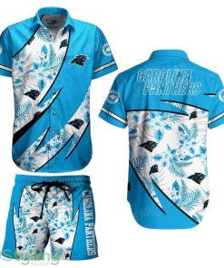 Carolina Panthers NFL 3D Printed Hawaiian Shirt And Short Style Tropical Graphic Summer For Awesome Fans Product Photo 1
