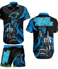 Carolina Panthers NFL Football 3D Print Hawaiian Shirt And Shorts Graphic Summer The Champion Gift For Men Women Product Photo 1