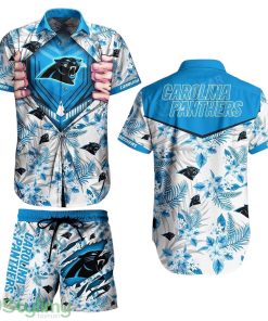 Carolina Panthers NFL Football Aloha 3D Hawaiian Shirt And Short New Summer For Big Fans Gift For Men Women Product Photo 1