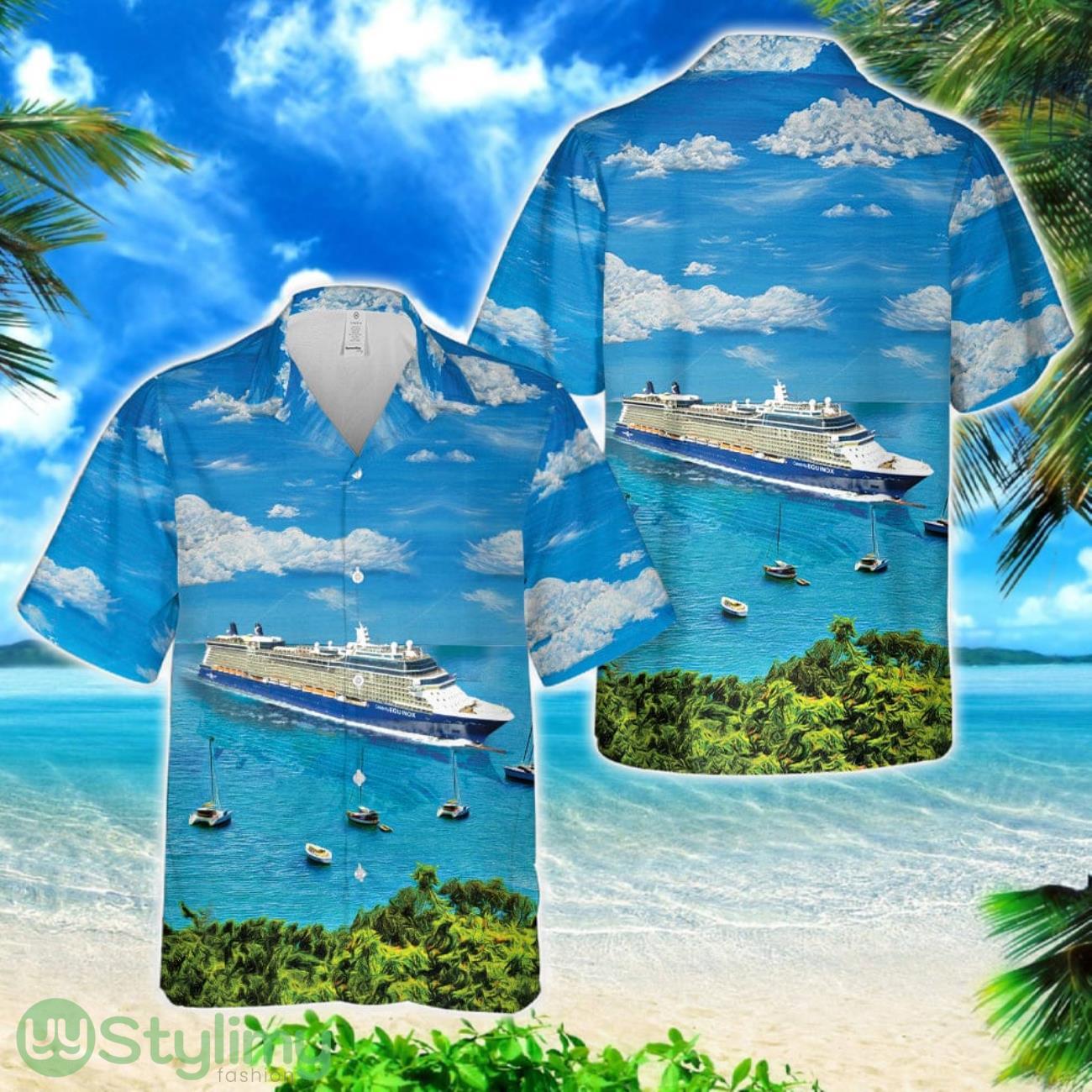 Celebrity Cruises Celebrity Equinox Hawaiian Shirt 1 Celebrity Cruises Celebrity Equinox Hawaiian Shirt Product Photo 1