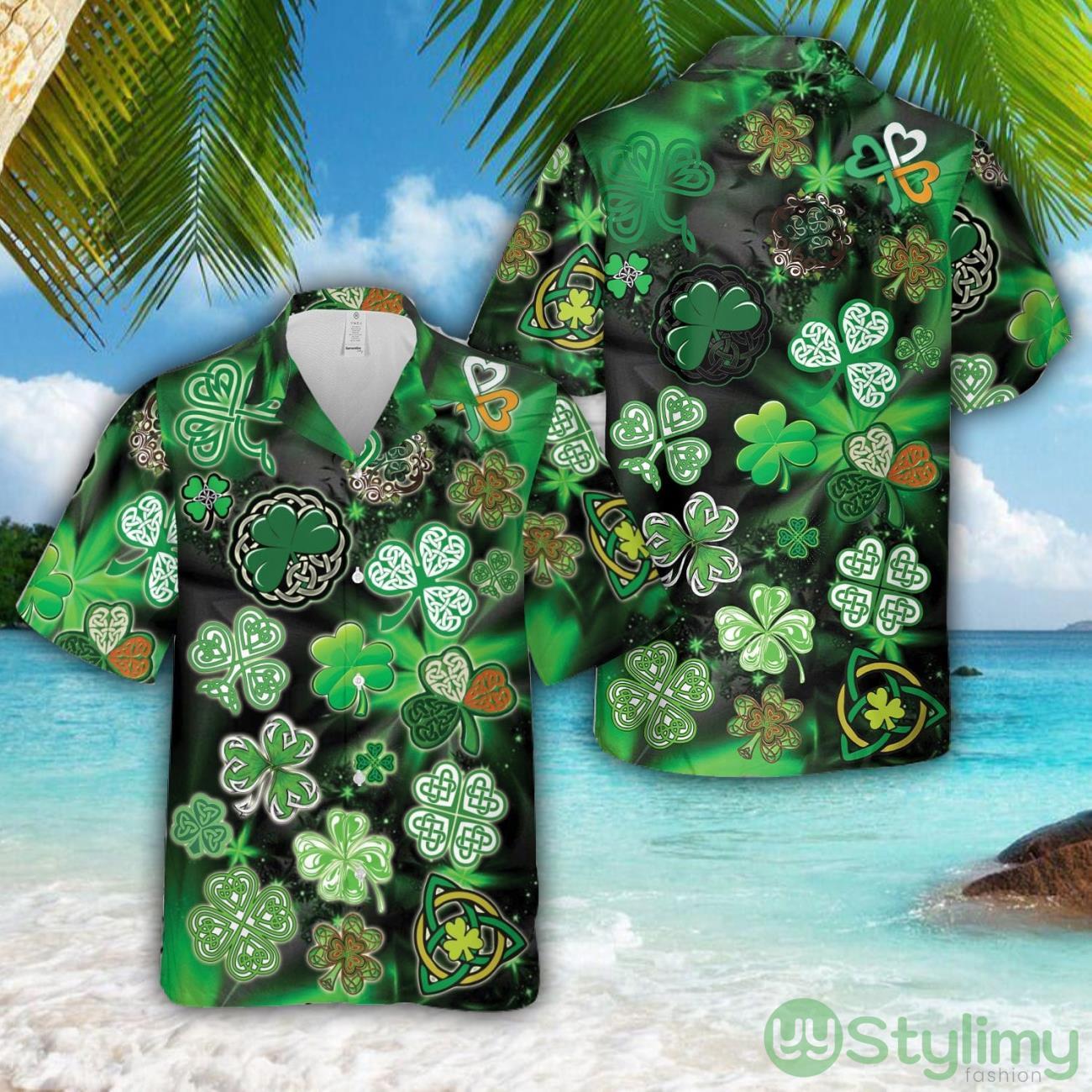 Celtic Shamrock St Patrick's Day Hawaiian Shirt Aloha Holiday Gift For Men Women 2 celtic shamrock st patricks day hawaiian shirt aloha holiday gift for men women