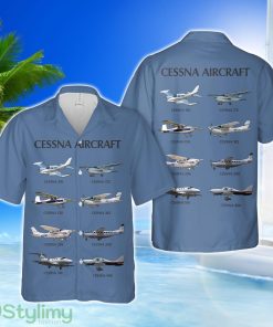 Cessna Aircraft Hawaiian Shirt Product Photo 1