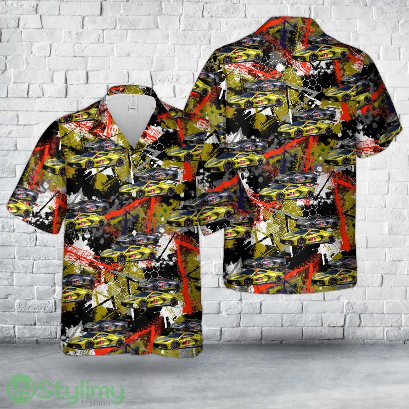 Chevrolet Corvette C8.R Hawaiian Shirt 1 Chevrolet Corvette C8.R Hawaiian Shirt Product Photo 1