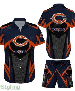 Chicago Bears NFL 3D Printed Hawaiian Shirt And Short Best Gift For Football NFL Fans Product Photo 1
