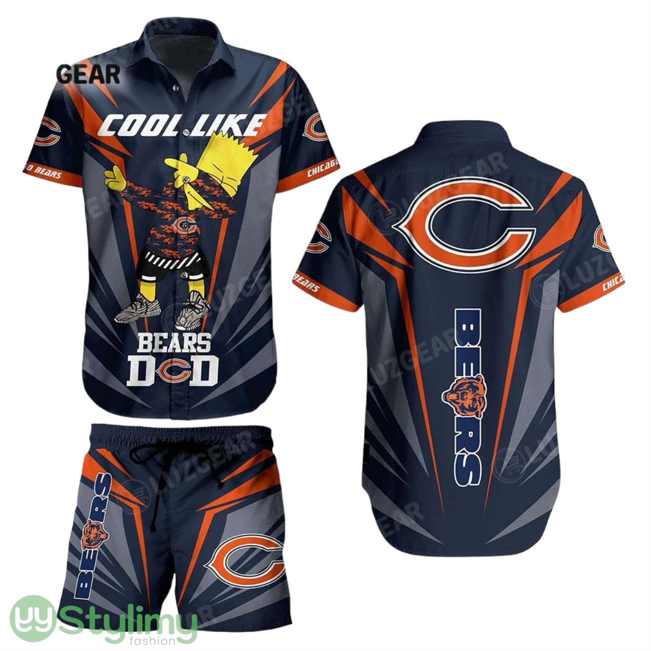 Chicago Bears NFL Aloha 3D Hawaiian Shirt And Short Bart Simpson Summer Perfect Gift For Fans NFL 1 Chicago Bears NFL Aloha 3D Hawaiian Shirt And Short Bart Simpson Summer Perfect Gift For Fans NFL Product Photo 1