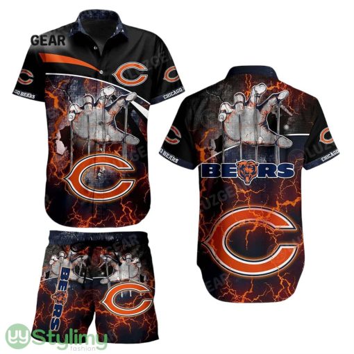 Chicago Bears NFL Aloha 3D Hawaiian Shirt And Short Style Summer