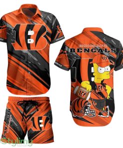 Cincinnati Bengals Football NFL Aloha 3D Hawaiian Shirt Bart Simpson Summer Gift For Men Women Fans Product Photo 1