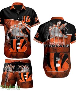 Cincinnati Bengals NFL 3D Print Hawaiian Shirt And Shorts Style Summer Luzgear Store Product Photo 1