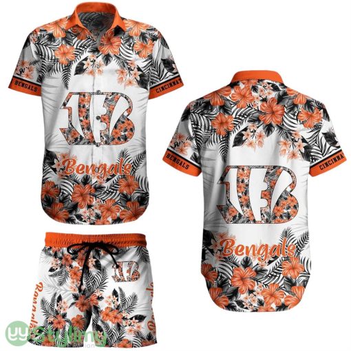 Cincinnati Bengals NFL Aloha 3D Hawaiian Shirt Graphic Flower Tropical Pattern Summer Shirt Style New Gift Best Fans