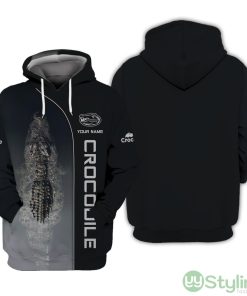 Crocodile Personalized Name All Over Printed 3D Hoodie Custom Gift For Crocodile Lovers Product Photo 1
