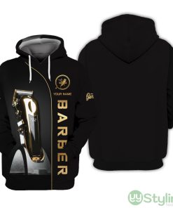 Custom Name 3D Barber Hoodie Golf Toneder Detail Gift For Barbers Product Photo 1