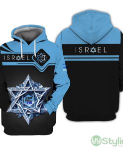 Custom Name 3D Israel Hoodie Personalized Gift For Israel Lovers Product Photo 1