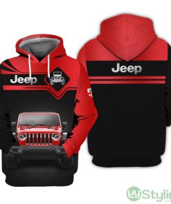 Custom Name 3D Jeep Hoodie Personalized Gift For Jeep Lovers Product Photo 1