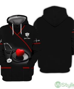 Custom Name 3D Nursing Hoodie Coloful Life Personalized Gift For Nurses Product Photo 1