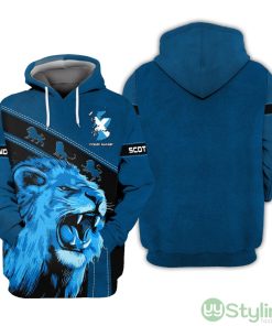 Custom Name 3D Scotland Hoodie Personalized Gift For Scotland Lovers Product Photo 1