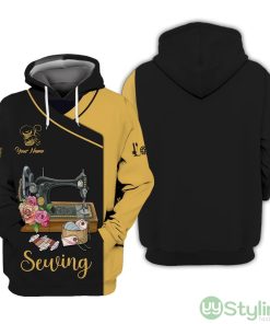 Custom Name Sewing All Over Printed 3D Hoodie Tailor Personalized Gift For Sewing Lovers Product Photo 1