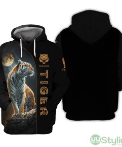 Custom Name Tiger Hoodie Personalized Gift For Tiger Lovers Product Photo 1