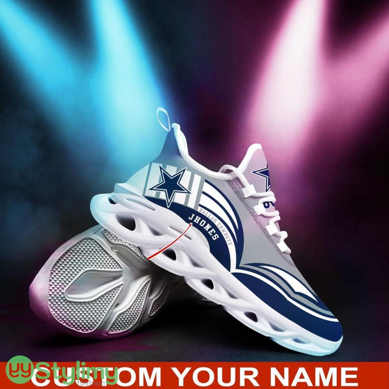 Dallas Cowboys NFL Max Soul Shoes Custom Name, Sneakers Gifts For NFL Fans 3 Dallas Cowboys NFL Max Soul Shoes Custom Name, Sneakers Gifts For NFL Fans Product Photo 3