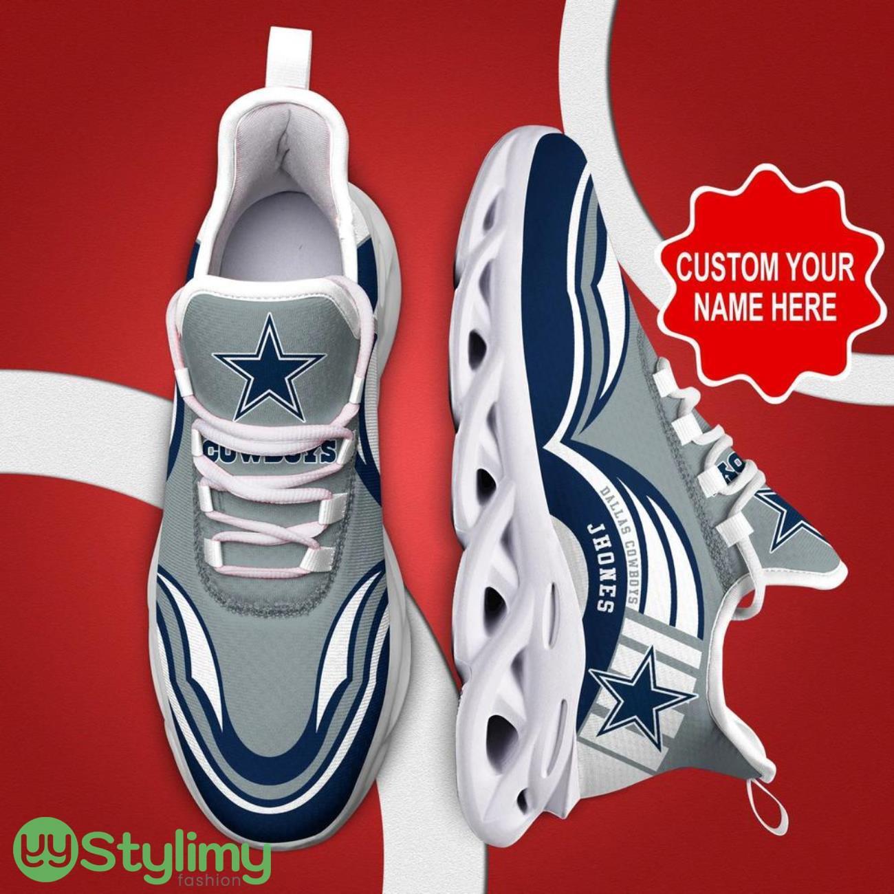 Dallas Cowboys NFL Max Soul Shoes Custom Name, Sneakers Gifts For NFL Fans 4 Dallas Cowboys NFL Max Soul Shoes Custom Name, Sneakers Gifts For NFL Fans Product Photo 4