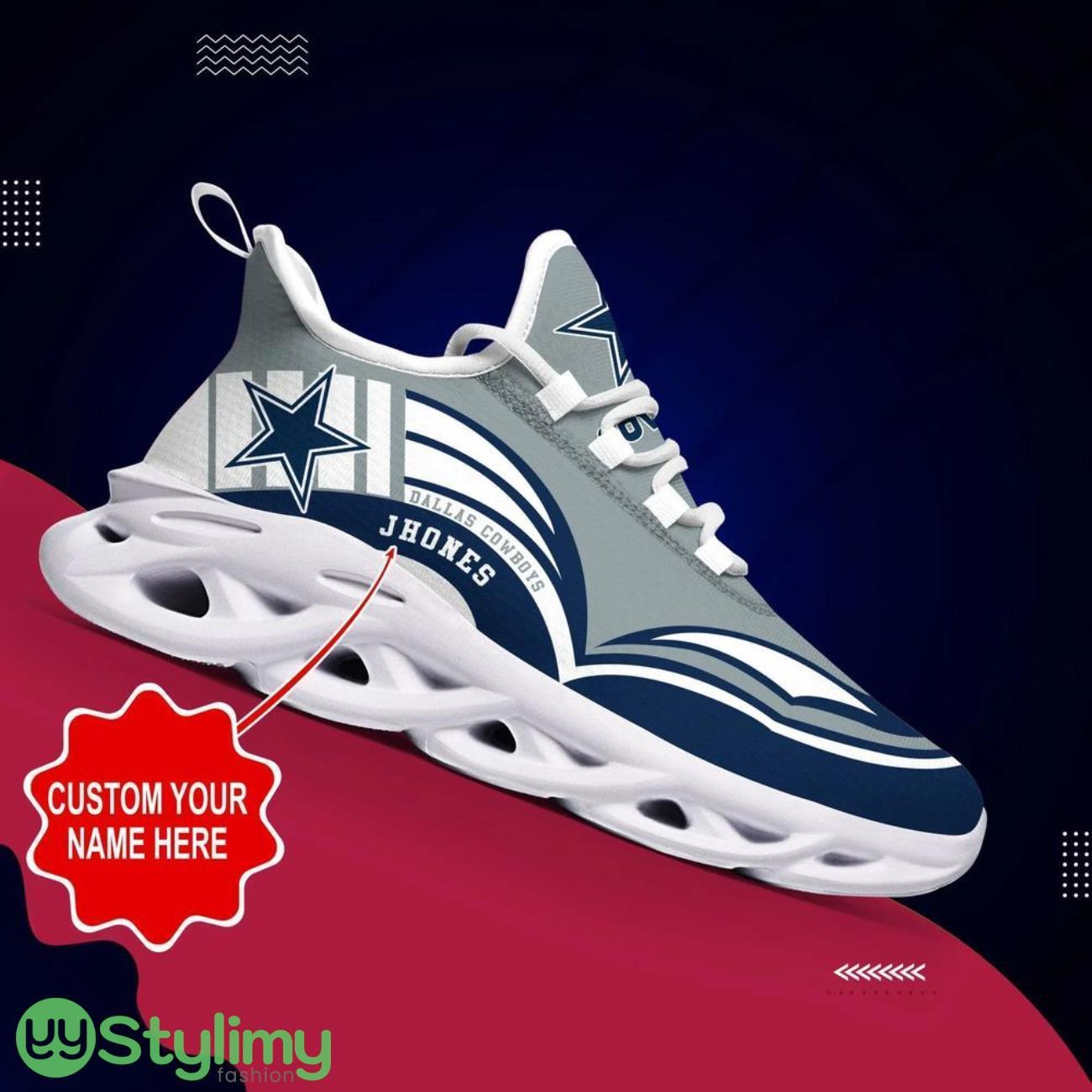 Dallas Cowboys NFL Max Soul Shoes Custom Name, Sneakers Gifts For NFL Fans 6 Dallas Cowboys NFL Max Soul Shoes Custom Name, Sneakers Gifts For NFL Fans Product Photo 1