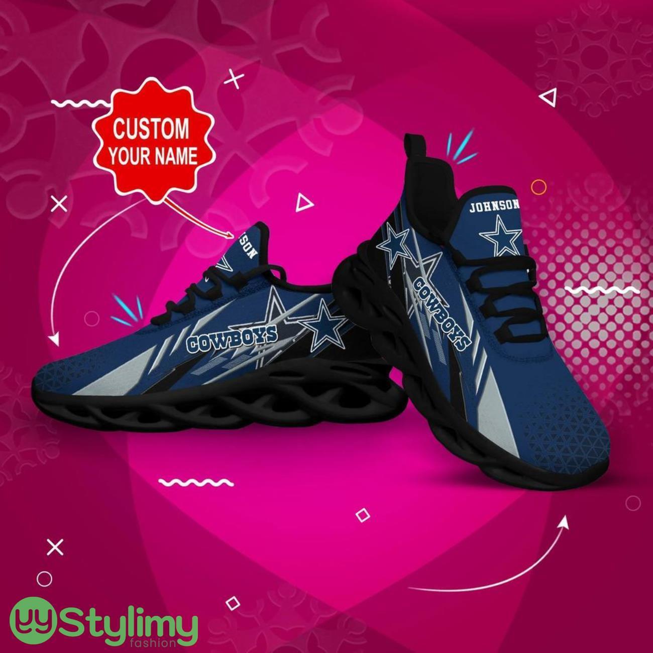 Dallas Cowboys NFL Max Soul Shoes Custom Name Sneakers Hot Trending Personalized Gifts For NFL Big Fans 2 Dallas Cowboys NFL Max Soul Shoes Custom Name Sneakers Hot Trending Personalized Gifts For NFL Big Fans Product Photo 2