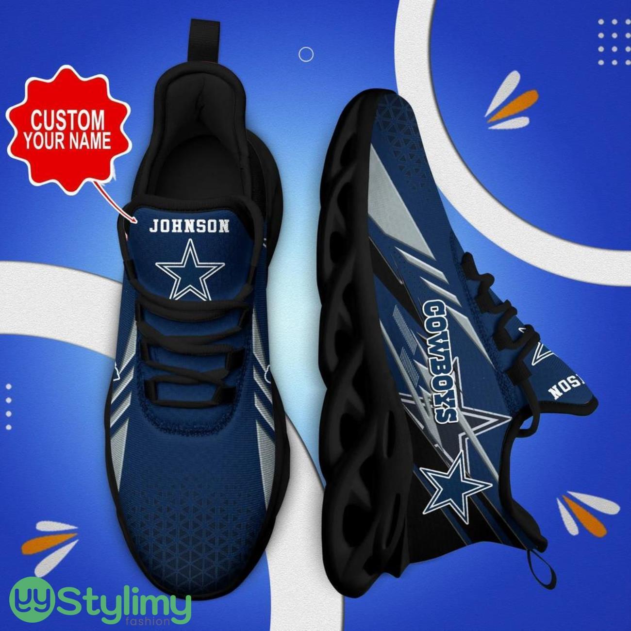 Dallas Cowboys NFL Max Soul Shoes Custom Name Sneakers Hot Trending Personalized Gifts For NFL Big Fans 6 Dallas Cowboys NFL Max Soul Shoes Custom Name Sneakers Hot Trending Personalized Gifts For NFL Big Fans Product Photo 1