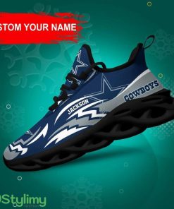Dallas Cowboys NFL Max Soul Shoes Custom Name, Sneakers Hot Trending Personalized Gifts For NFL Fans Product Photo 1