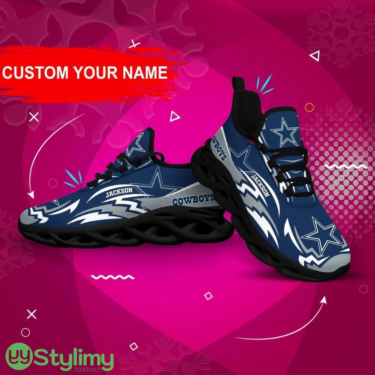 Dallas Cowboys NFL Max Soul Shoes Custom Name, Sneakers Hot Trending Personalized Gifts For NFL Fans 4 Dallas Cowboys NFL Max Soul Shoes Custom Name, Sneakers Hot Trending Personalized Gifts For NFL Fans Product Photo 4
