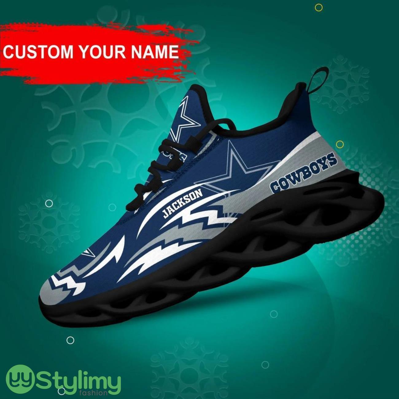 Dallas Cowboys NFL Max Soul Shoes Custom Name, Sneakers Hot Trending Personalized Gifts For NFL Fans 6 Dallas Cowboys NFL Max Soul Shoes Custom Name, Sneakers Hot Trending Personalized Gifts For NFL Fans Product Photo 1