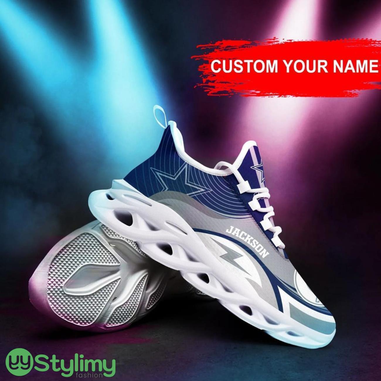 Dallas Cowboys NFL Max Soul Shoes Custom Name, Sneakers Personalized Sneakers Gifts For Fans 3 Dallas Cowboys NFL Max Soul Shoes Custom Name, Sneakers Personalized Sneakers Gifts For Fans Product Photo 3