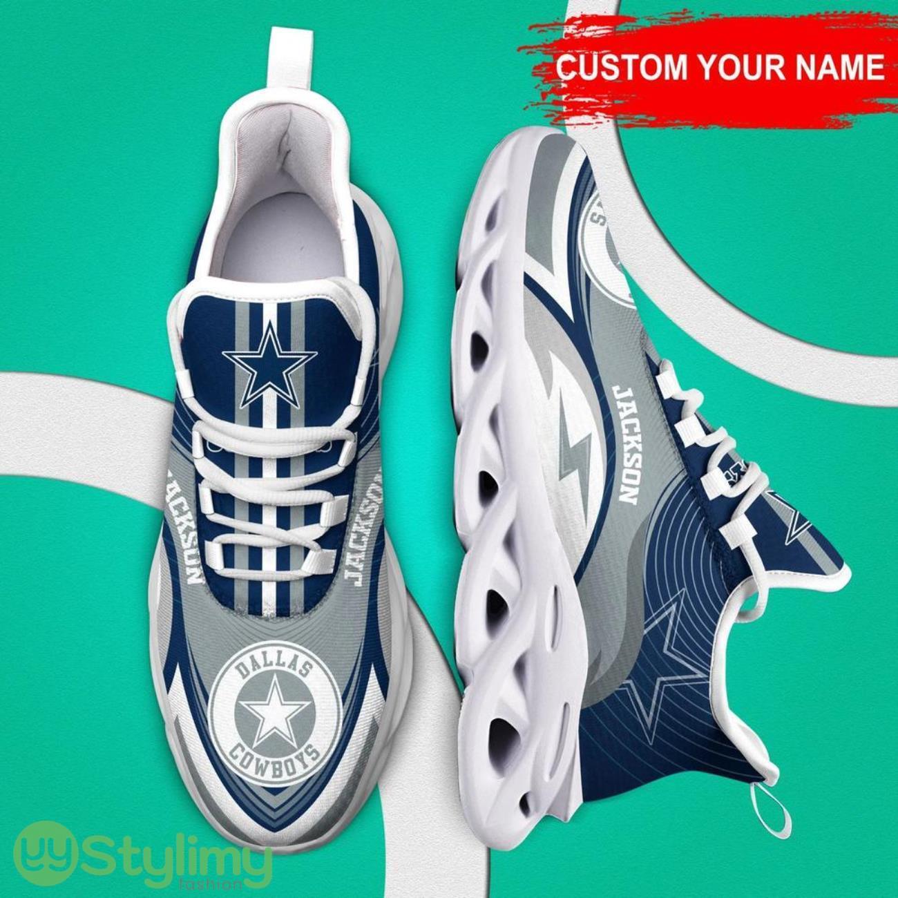 Dallas Cowboys NFL Max Soul Shoes Custom Name, Sneakers Personalized Sneakers Gifts For Fans 4 Dallas Cowboys NFL Max Soul Shoes Custom Name, Sneakers Personalized Sneakers Gifts For Fans Product Photo 4