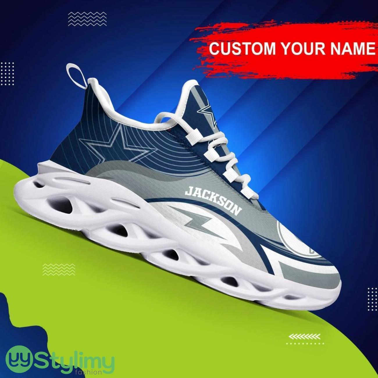 Dallas Cowboys NFL Max Soul Shoes Custom Name, Sneakers Personalized Sneakers Gifts For Fans 6 Dallas Cowboys NFL Max Soul Shoes Custom Name, Sneakers Personalized Sneakers Gifts For Fans Product Photo 1