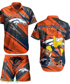 Denver Broncos Football NFL 3D Printed Hawaiian Shirt Bart Simpson Summer Gift For Men Women Fans Product Photo 1