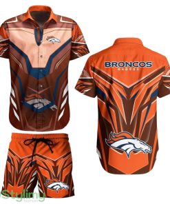 Denver Broncos NFL 3D Print Hawaiian Shirt And Shorts Hot Trend Summer For Sports Fans NFL Enthusiast Product Photo 1