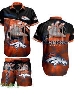 Denver Broncos NFL 3D Printed Hawaiian Shirt And Short Style Summer Product Photo 1