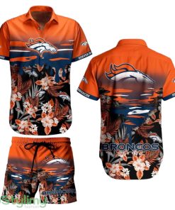 Denver Broncos NFL 3D Printed Hawaiian Shirt And Short Tropical Pattern Beach Shirt New Gift For Best Fan Product Photo 1