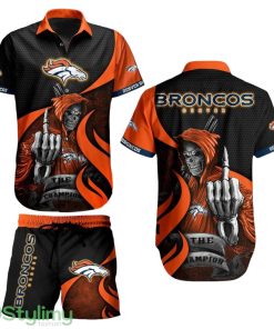 Denver Broncos NFL Football 3D Printed Hawaiian Shirt And Short Graphic Summer The Champion Gift For Men Women Product Photo 1