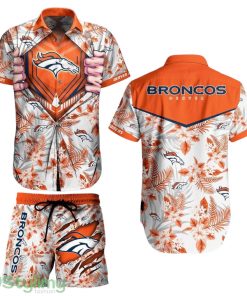 Denver Broncos NFL Football 3D Printed Hawaiian Shirt And Short New Summer For Big Fans Gift For Men Women Product Photo 1