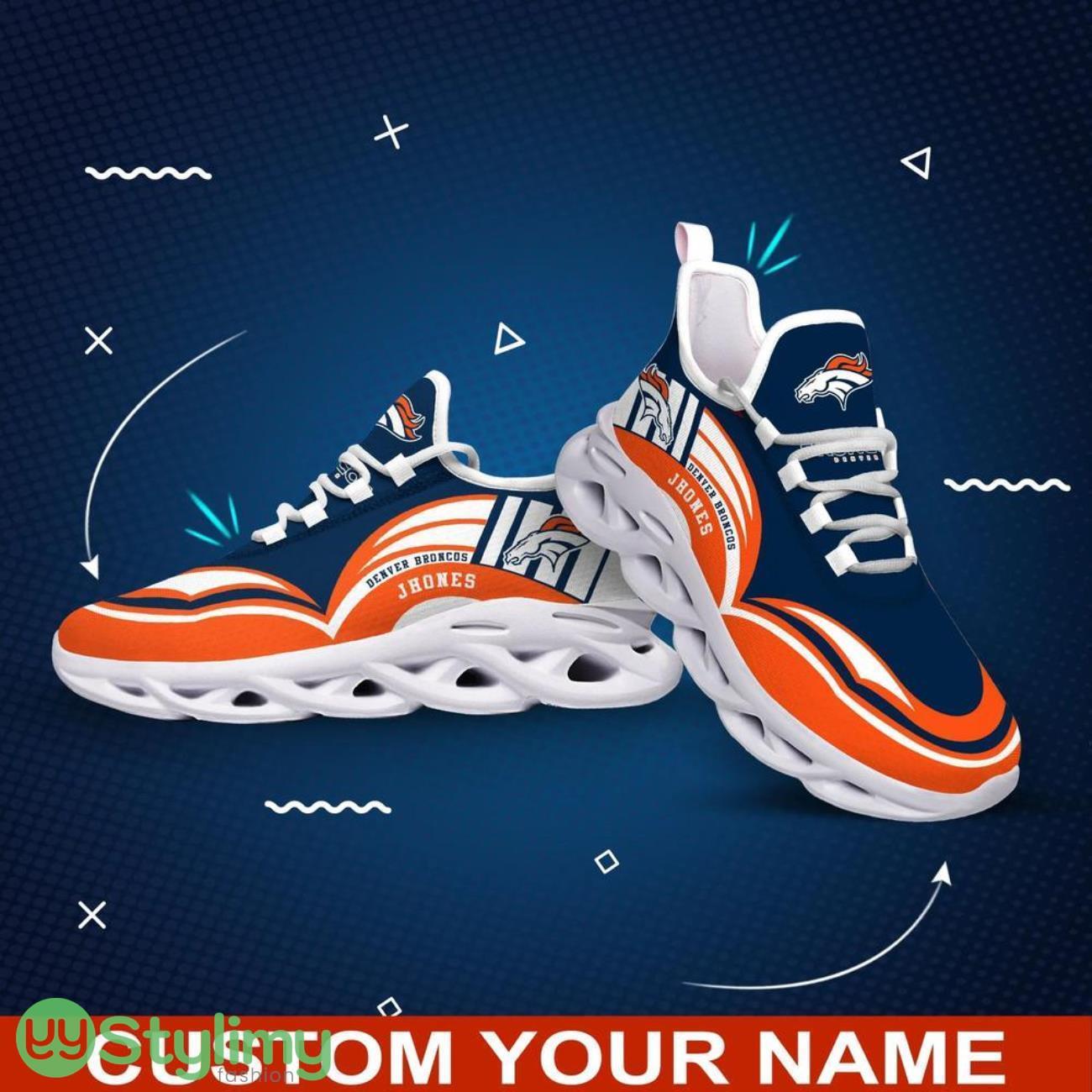 Denver Broncos NFL Football Fans Max Soul Shoes Sneakers Personalized Name Gifts 2 Denver Broncos NFL Football Fans Max Soul Shoes Sneakers Personalized Name Gifts Product Photo 2