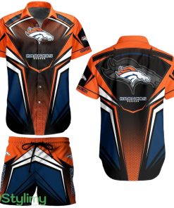 Denver Broncos NFL Football Hawaii Short Shirt For This Summer Graphic 3D Print Hawaiian Shirt And Shorts Gift Big Fans Product Photo 1