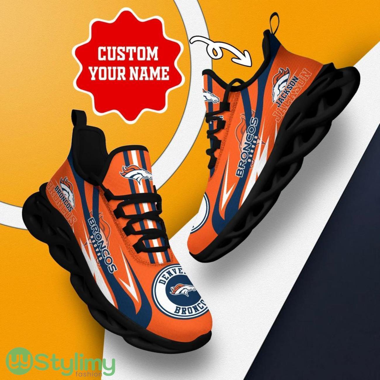 Denver Broncos NFL Logo Sport Team Max Soul Shoes Sneakers Clunky Shoes Custom Name Personalized Gifts 2 Denver Broncos NFL Logo Sport Team Max Soul Shoes Sneakers Clunky Shoes Custom Name Personalized Gifts Product Photo 2