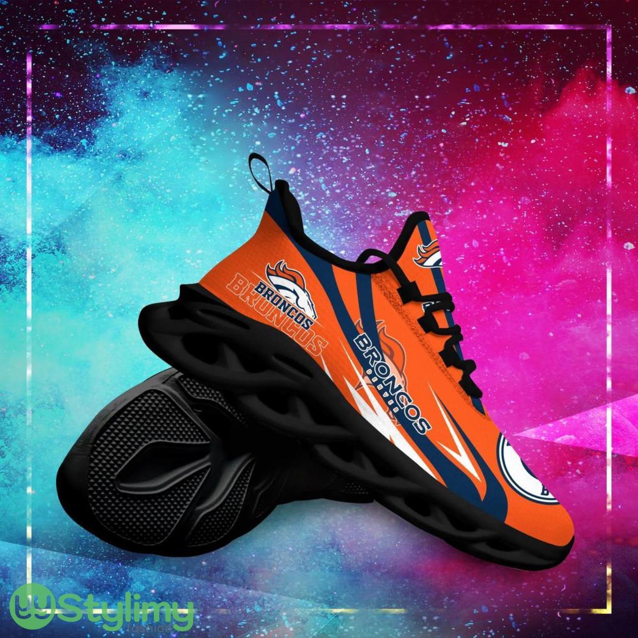 Denver Broncos NFL Logo Sport Team Max Soul Shoes Sneakers Clunky Shoes Custom Name Personalized Gifts 4 Denver Broncos NFL Logo Sport Team Max Soul Shoes Sneakers Clunky Shoes Custom Name Personalized Gifts Product Photo 4