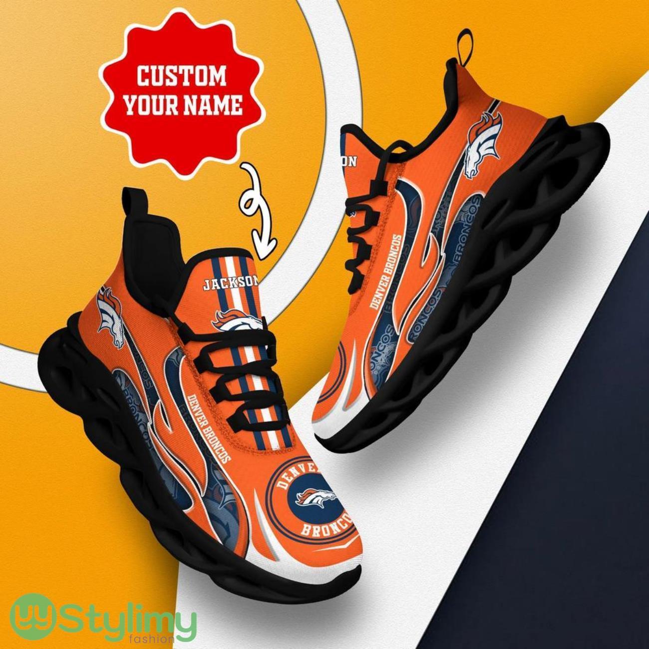 Denver Broncos NFL Max Soul Shoes Custom Name National Football League Fans Gifts For NFL Fans 2 Denver Broncos NFL Max Soul Shoes Custom Name National Football League Fans Gifts For NFL Fans Product Photo 2