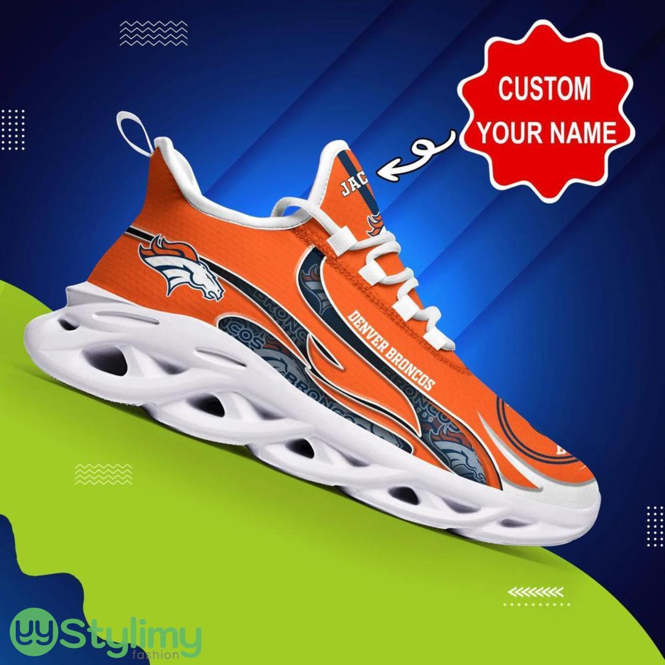 Denver Broncos NFL Max Soul Shoes Custom Name National Football League Fans Gifts For NFL Fans 3 Denver Broncos NFL Max Soul Shoes Custom Name National Football League Fans Gifts For NFL Fans Product Photo 3