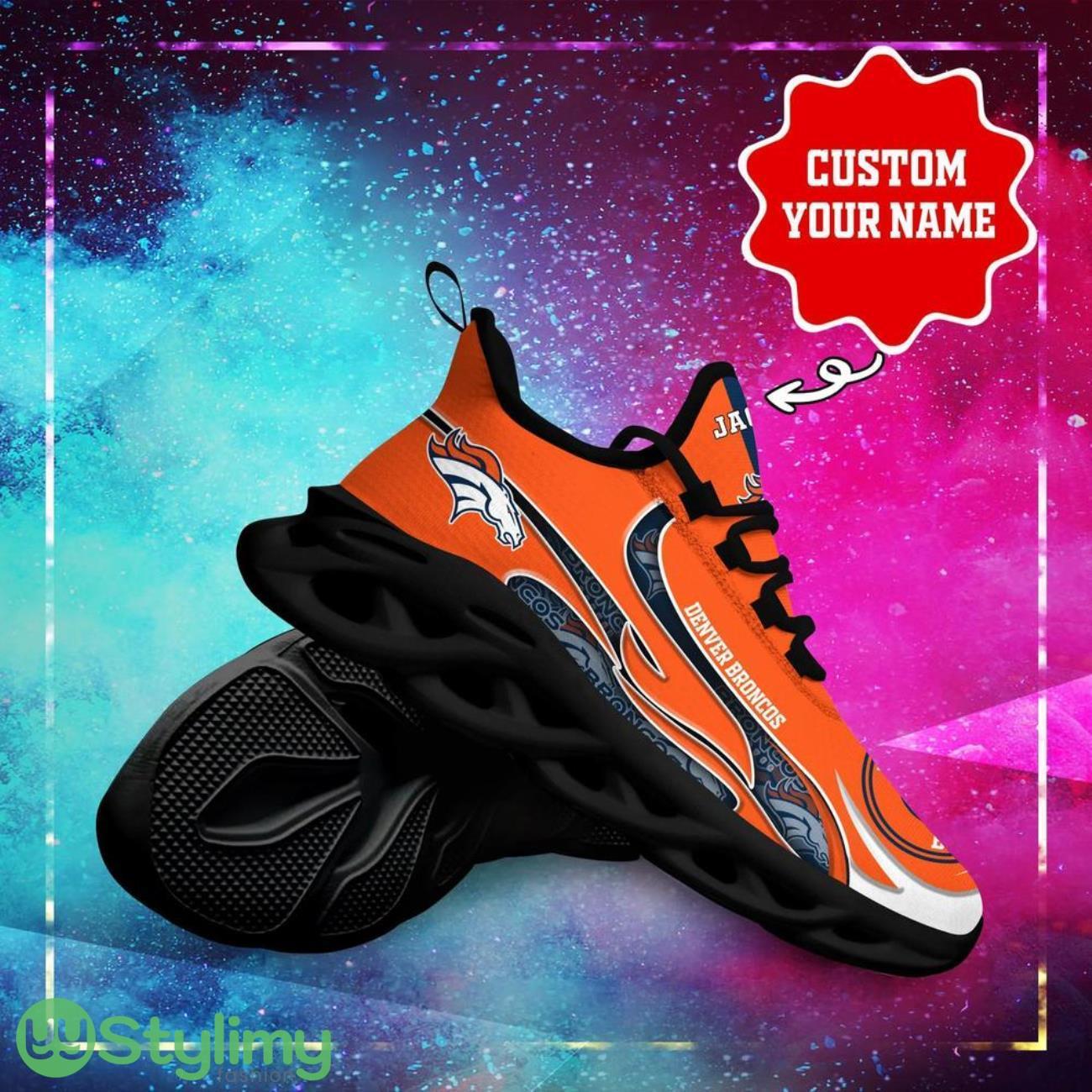 Denver Broncos NFL Max Soul Shoes Custom Name National Football League Fans Gifts For NFL Fans 4 Denver Broncos NFL Max Soul Shoes Custom Name National Football League Fans Gifts For NFL Fans Product Photo 4