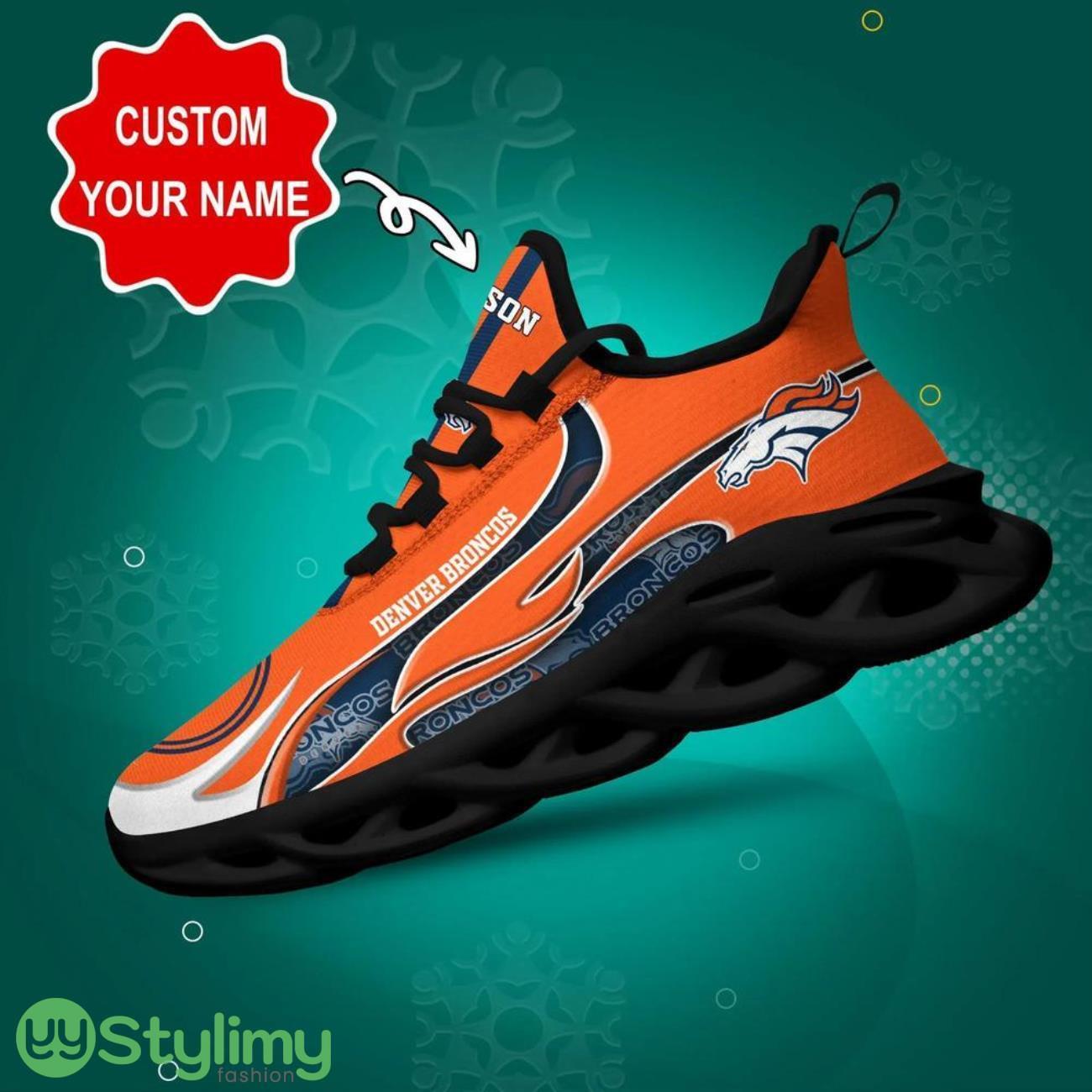 Denver Broncos NFL Max Soul Shoes Custom Name National Football League Fans Gifts For NFL Fans 6 Denver Broncos NFL Max Soul Shoes Custom Name National Football League Fans Gifts For NFL Fans Product Photo 1