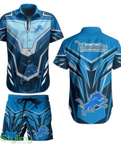 Detroit Lions NFL 3D Print Hawaiian Shirt And Shorts Hot Trend Summer For Sports Fans NFL Enthusiast Product Photo 1